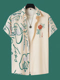 Men Floral Print Shirt Without Tee - MapleCo