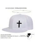 1pc Men Cross Embroidery Hip Hop Hat Fashion Sport Baseball Cap Adjustable Sunscreen Casual Outdoor Cap, Suitable For Spring And Autumn Travel, Beach Party