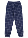 Manfinity Homme Men Grid Print Drawstring Waist Pants - MapleCo