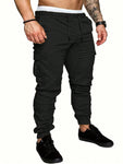 Manfinity LEGND Men Casual Drawstring Waist Cargo Pants