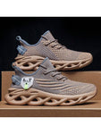 Men's Fashionable And Sporty Outdoor Lace-Up Sneakers, Anti-Skid, Comfortable, Shock-Absorbing, Durable - MapleCo