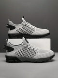 Spring/Autumn Men Sports Shoes Lace-Up Breathable Mesh Sneakers - MapleCo