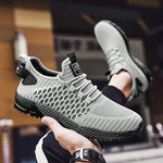 Spring/Autumn Men Sports Shoes Lace-Up Breathable Mesh Sneakers - MapleCo