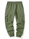 Men's New Style Workwear Cargo Pants, Multi-Pocket Jogger Outdoor Casual Trousers