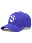 1pc Gothic Letter 13 Personalized Fashion Men Hip Hop Baseball Cap