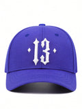 1pc Gothic Letter 13 Personalized Fashion Men Hip Hop Baseball Cap