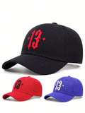 1pc Gothic Letter 13 Personalized Fashion Men Hip Hop Baseball Cap