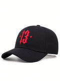 1pc Gothic Letter 13 Personalized Fashion Men Hip Hop Baseball Cap