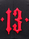 1pc Gothic Letter 13 Personalized Fashion Men Hip Hop Baseball Cap