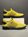 Spring/Autumn Men Sports Shoes Lace-Up Breathable Mesh Sneakers - MapleCo