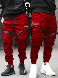 Men's Multi-Pocket Reflective Strip Decorative Cargo Pants