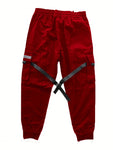 Men's Multi-Pocket Reflective Strip Decorative Cargo Pants