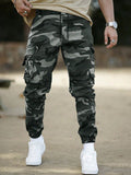 Manfinity LEGND Men Camouflage Printed Simple Daily Pants - MapleCo