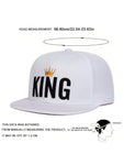 1pc Men's KING Letter Embroidery Hip-Hop Cap, Fashionable Sports Baseball Cap, Adjustable Sunscreen Casual Hat, Suitable For Spring And Autumn Travel, Beach And Party