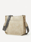 Bag Leopard Strap Crossbody Bag - MapleCo