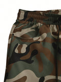 Men's Utility Cargo Pants Fashionable Multi-Pocket Camouflage Outdoor Casual Trousers - MapleCo