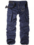 AKARMY Men's Casual Cargo Pants   Camo Pants Combat Work Pants With 8 Pockets(No Belt) - MapleCo