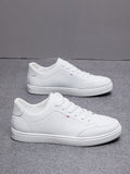 Men's Casual Sports Shoes, Non-Slip, All Match, White Sneakers, Suitable For Four Seasons - MapleCo