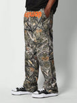 SUMWON Loose Fit All Over Camo Pant With Front Print