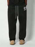 SUMWON Drop Crotch Jogger With Front Applique