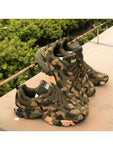 Camouflage Sports Shoes For Men And Women, Fashionable Casual Outdoor Shoes For Couples - MapleCo