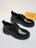 Men Casual Low-Cut Wear-Resistant Leather Shoes, All Season Work Shoes With Multi-Functional Design