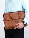 Men's Fashionable Brown Bag, Shoulder - MapleCo