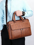 Men's Fashionable Brown Bag, Shoulder - MapleCo