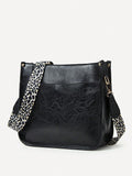 Bag Leopard Strap Crossbody Bag - MapleCo