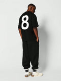 SUMWON Tee With Back Number Graphic Print