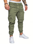 Manfinity LEGND Men Casual Drawstring Waist Cargo Pants