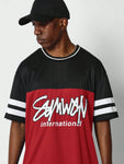 SUMWON Mesh Tee With Colour Block Detail - MapleCo