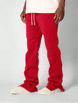 SUMWON Flared Fit Washed Jogger With Split Hem