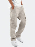 Manfinity Hypemode Men Patched Detail Flap Pocket Drawstring Waist Cargo Pants