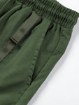 Men's Cool Hip-Hop Style Drawstring Waist Workwear Cargo Pants With Multiple Pockets And Elastic Cuffs - MapleCo