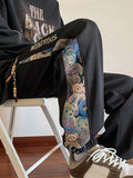 Men's Casual Random Embroidered Bear Pants