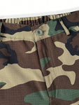 Manfinity LEGND Men's Casual Camouflage Printed Utility Pants