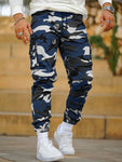 Men's Fashionable Multi-Pocket Outdoor Casual Camo Cargo Pants