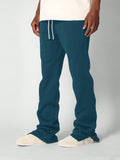 SUMWON Flared Fit Washed Jogger With Split Hem