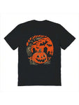 Nearly There Pumpkin Hallow Halloween Graphic Cotton Short-Sleeve T-Shirt