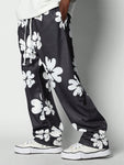 SUMWON Loose Fit Baggy Joggers With All Over Print