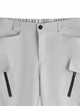 Men's Zipper Workwear Pocket Straight Wide-Legged Casual Streetwear Pants - MapleCo