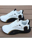 Men's Casual Lace-Up Shoes, Comfy Non-Slip Breathable Shoes WithFabric Uppers For Walking Driving, Shoes For All Seasons