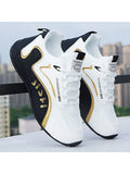 Men's Casual Lace-Up Shoes, Comfy Non-Slip Breathable Shoes WithFabric Uppers For Walking Driving, Shoes For All Seasons