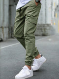 Men's New Style Workwear Cargo Pants, Multi-Pocket Jogger Outdoor Casual Trousers