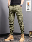 Manfinity Homme Men Flap Pocket Side Cargo Pants - MapleCo