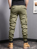 Manfinity Homme Men Flap Pocket Side Cargo Pants - MapleCo