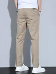 Men's Solid Color Simple Daily Pants - MapleCo