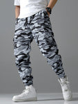 Manfinity Hypemode Loose-Fit Men's Camouflage Cargo Jogger Pants - MapleCo