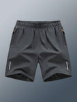 5pcs/Set Men's Quick-Drying Breathable Iced Silk Outdoor Beach Leisure Shorts For Summer